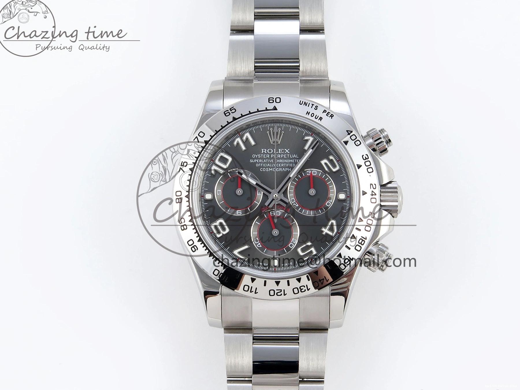 AAA Replica Watches GRAY DIAL MOVEMENT) 116509 NUMERAL OMF (SLIM Cozy A7750 DAYTONA BRACELET SS ON EDITION SS 1809 BEST 0108